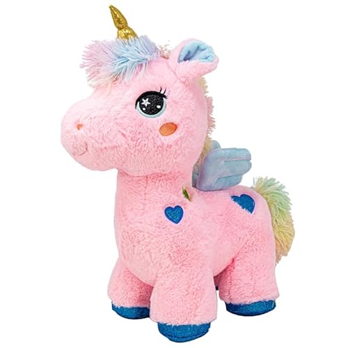 Landahl & Baumann Soft Toys for Kids, Beautiful and Colourful Unicorn, 20 cm (Pink + Blue) von Landahl & Baumann