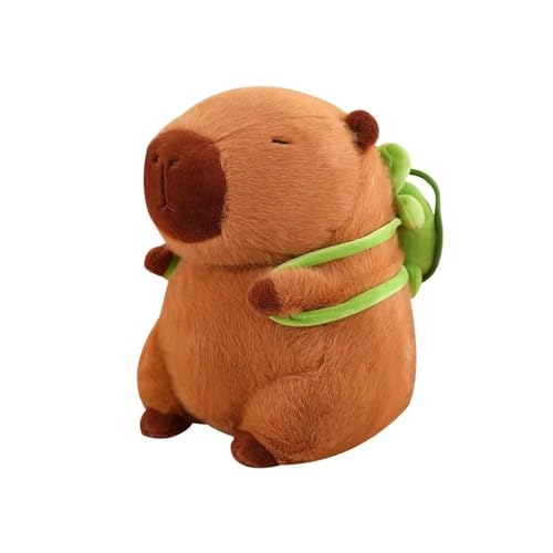 Landrain 22cm Capybara Kuscheltier Tragende SchildkröTe,Super Weiche Capybara PlüSchtier von Landrain