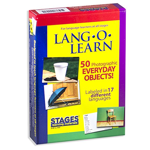 Stages Learning Materialien Lang-O-Lernen ESL Everyday Objects Vocabulary Fotokarten Flashcards für Englisch, Spanisch, Französisch, Deutsch, Italienisch, Chinesisch von Lang-O-Learn