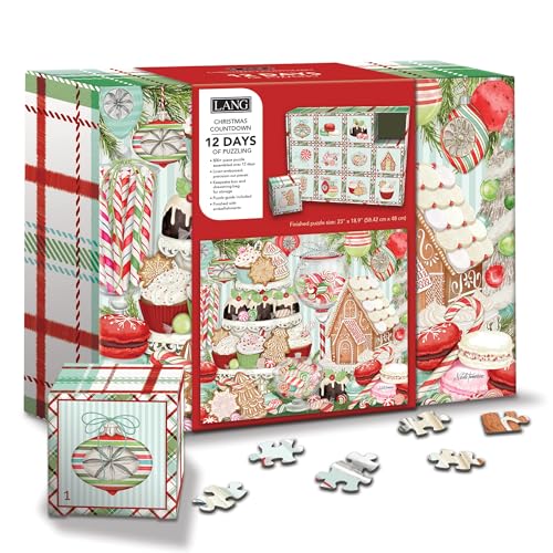 LANG Countdown-Kalender für Feiertage, 500 Teile Puzzle (2237005) von Lang