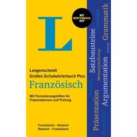 Langenscheidt Großes Schulwörterbuch Plus Französisch von Langenscheidt bei PONS Langenscheidt GmbH