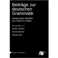 Beiträge zur deutschen Grammatik von Language Science Press