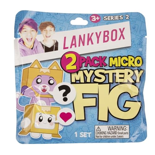 LankyBox 22202 Mystery Micro 2 Pack, Serie 2, Sammel-Minifiguren, ultraseltene Editionen, offiziell lizenzierte Merch-Styles können variieren von LankyBox