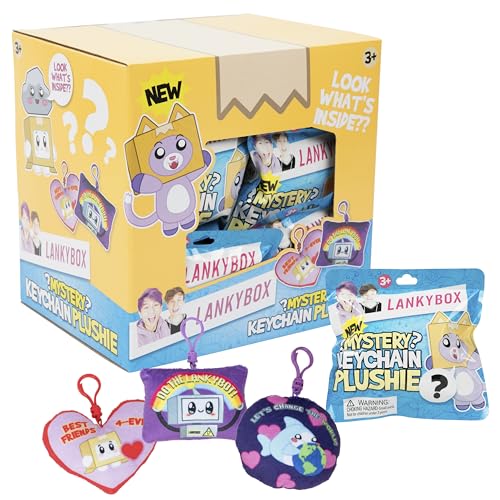 LankyBox Mystery Plush, Sammlerstück-Clips, offizielles Lizenzprodukt von LankyBox Merch, 18 Stück LankyBox Mystery Plush, Sammlerstück-Clips, offizielles Lizenzprodukt von LankyBox Merch, 18 Stück von LankyBox