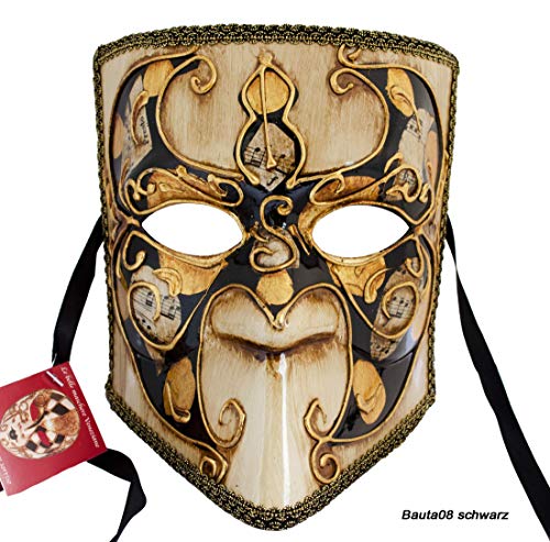 LannaKind Venezianische Gesicht Maske Casanova Bauta Ballmaske Karneval Fasching Maskerade Herren von LannaKind