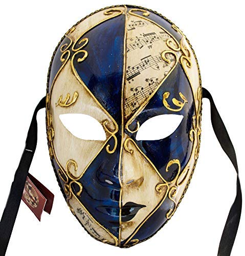 Lannakind Face Mask Volto Venetian Masquerade Party Mask Fancy Dress Costume Ball Mask V06 von Lannakind