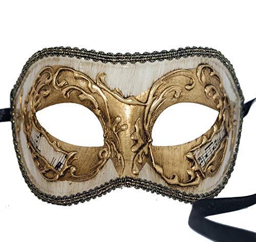 Lannakind Handgefertigte Venezianische Maske Augenmaske Colombina Ballmaske Damen und Herren (C2) von Lannakind