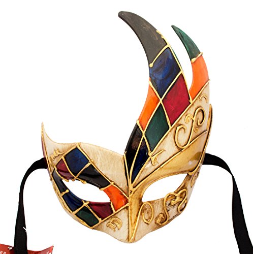 Lannakind Handmade Venetian Mask Eye Mask Colombina Ballmask Carnival (Col4) von Lannakind