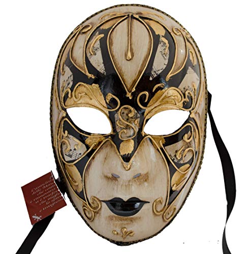 Lannakind Venezianische Maske Gesichtsmaske Volto Damen Karneval Ballmaske Maskerade Wand-Deko von Lannakind