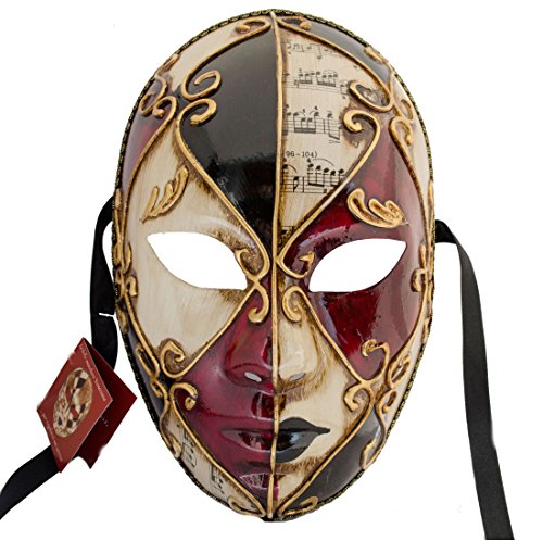 Lannakind Venezianische Maske Gesichtsmaske Volto Damen Karneval Ballmaske Maskerade Wand-Deko von Lannakind