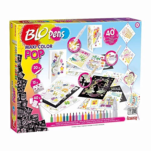 Blopens - Maxi-Color Pop - 40 Projekte - Zeichnungen und Färbung - Ab 7 Jahren - Lansay von Lansay