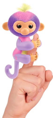 Fingerlings – Magic Moods Elise – Elektronisches Plüschtier für Kinder ab 5 Jahren – AFFE mit 70 lustigen Geräuschen und Reaktionen – Geschenkidee – Batterien enthalten von Lansay