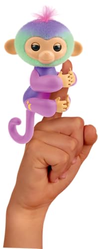 FINGERLINGS Magic Moods Norah – Haken Romy an deinem Finger – sein Herz leuchtet je nach Stimmung – Kommuniziert mit 70 Tönen und Reaktionen – Batterien enthalten – interaktives Spielzeug – ab 5 von Lansay