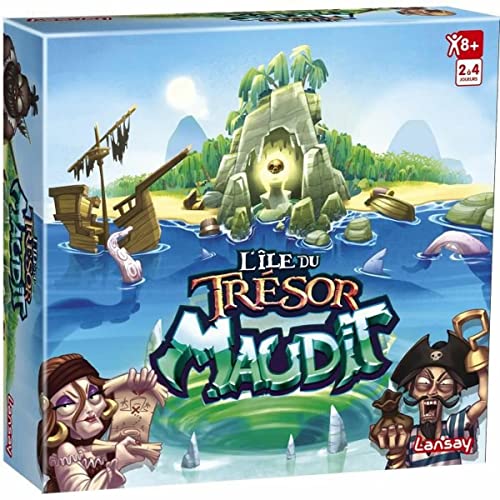 L'Ile du Tresor Maudit - Jeu de societe - Strategie entre Amis ou en Famille - Des 6 ans - 2 a 4 joueurs - Version Francaise - Lansay L'Ile du Tresor Maudit - Jeu de societe - Strategie entre Amis ou en Famille - Des 6 ans - 2 a 4 joueurs - Version Francaise - Lansay von Lansay