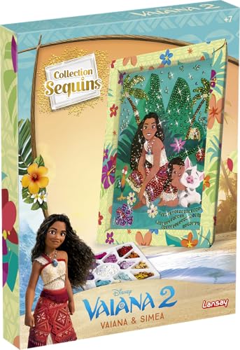 LANSAY | Collection Sequins – Disney VA’ANA & SIMEA | Kinder-creatiekit met decoratieve lijst, Pailletten, kleurrijke spelden & handige opbergdoos | Glanzende decoratie en knutselplezier vanaf 7 jaar LANSAY | Collection Sequins – Disney VA’ANA & SIMEA | Kinder-creatiekit met decoratieve lijst, Pailletten, kleurrijke spelden & handige opbergdoos | Glanzende decoratie en knutselplezier vanaf 7 jaar von Lansay