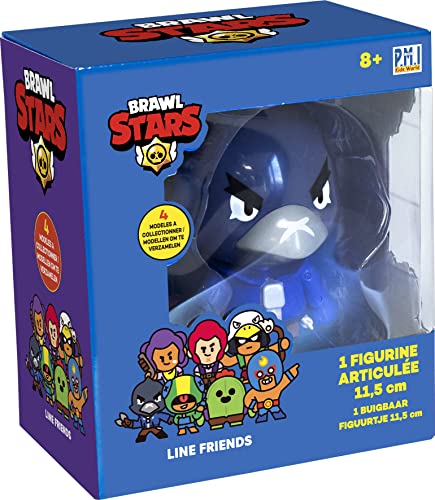 Lansay Brawl Stars – 1 Figur mit Gelenken, 11,5 cm – Crow – Videospielfiguren – ab 8 Jahren von Lansay