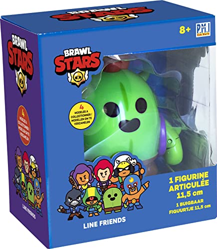 Lansay Brawl Stars – 1 Figur mit Gelenken, 11,5 cm – Spike – Videospielfiguren – ab 8 Jahren von Lansay