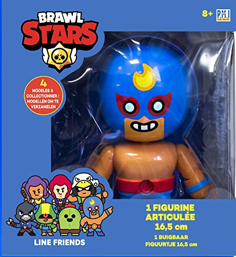 Lansay Brawl Stars – 1 Figur mit Gelenken, 16,5 cm – EL Primo von Lansay