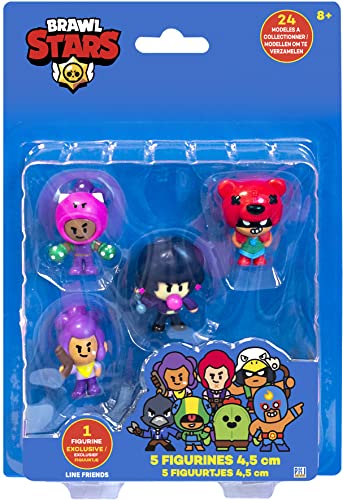 Lansay Brawl Stars – 5 Figuren 4,5 cm – Team A von Lansay