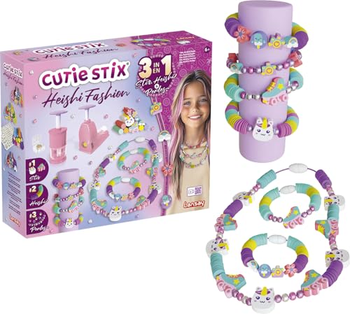 Lansay | Cutie STIX – HEISHI Fashionista | 3‑in‑1 sieradenset met snij‑ & boormal, stix en heishi kralen | Maak je eigen armbanden & kettingen | DIY voor kinderen vanaf 6 jaar Lansay | Cutie STIX – HEISHI Fashionista | 3‑in‑1 sieradenset met snij‑ & boormal, stix en heishi kralen | Maak je eigen armbanden & kettingen | DIY voor kinderen vanaf 6 jaar von Lansay