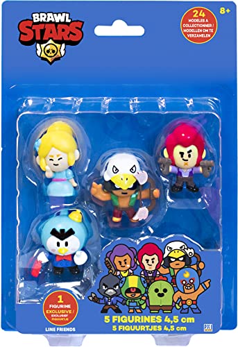 Lansay Brawl Stars – 5 Figuren 4,5 cm – Team B von Lansay