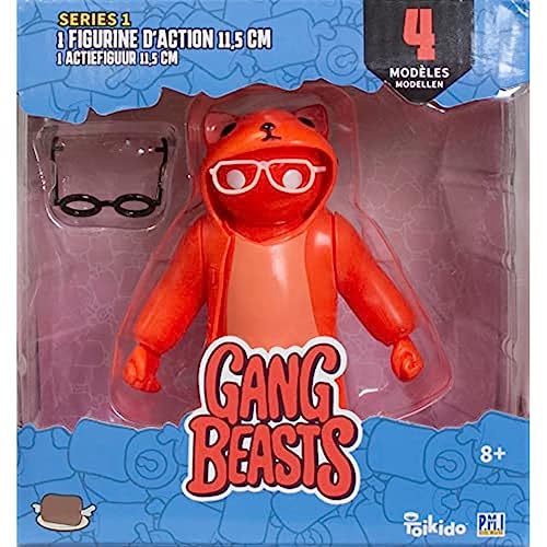 Lansay Gang Beasts – 1 Action-Figur 11,5 cm – Red Fox von Lansay