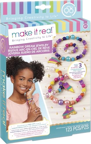 Lansay - Make It Real – Armbänder Color Reveal – Set mit 5 Armbändern für Kinder ab 8 Jahren – mit magischen Perlen, die unter dem Licht die Farbe ändern – kreative Freizeit – Manuelle Aktivität Lansay - Make It Real – Armbänder Color Reveal – Set mit 5 Armbändern für Kinder ab 8 Jahren – mit magischen Perlen, die unter dem Licht die Farbe ändern – kreative Freizeit – Manuelle Aktivität von Lansay