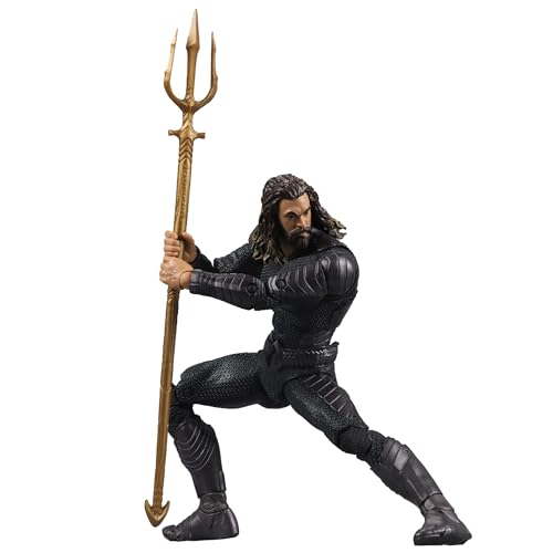 Lansay McFarlane Toys – DC – Aquaman 2 – Aquaman Kostüm Stealth – 18 cm – Sammlerfigur & Zubehör – Filmfiguren – ab 12 Jahren von Lansay