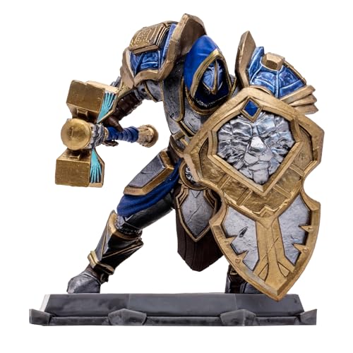 Lansay McFarlane Toys – World of Warcraft – Human: Paladin/Warrior – Sammelfigur & Zubehör – Figuren aus Videospielen – ab 12 Jahren von Lansay