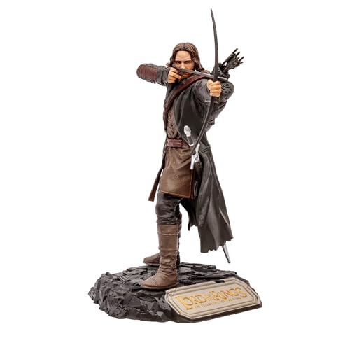 Lansay Movie Maniacs – Aragorn – Der Herr der Ringe – Sonderedition LOTR – Sammlerfigur & Zubehör – Ikonische Filmfiguren – ab 12 Jahren von Lansay