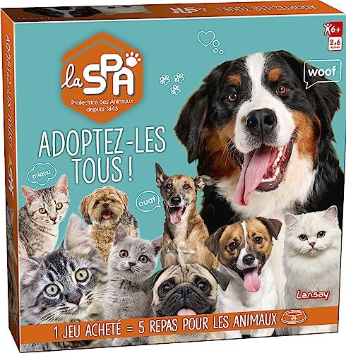 SPA - Adoptez-les Tous ! - Jeu de société - Dès 6 ans – Lansay von Lansay