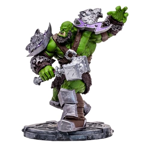 Lansay McFarlane Toys – Figur World of Warcraft Orc – Schamane/Krieger – Maßstab 1:12 – Offiziell lizenziert – Videospiel-Spielzeug – Wow Collection – Zubehör inklusive – Geschenkidee Geek Lansay McFarlane Toys – Figur World of Warcraft Orc – Schamane/Krieger – Maßstab 1:12 – Offiziell lizenziert – Videospiel-Spielzeug – Wow Collection – Zubehör inklusive – Geschenkidee Geek von Lansay