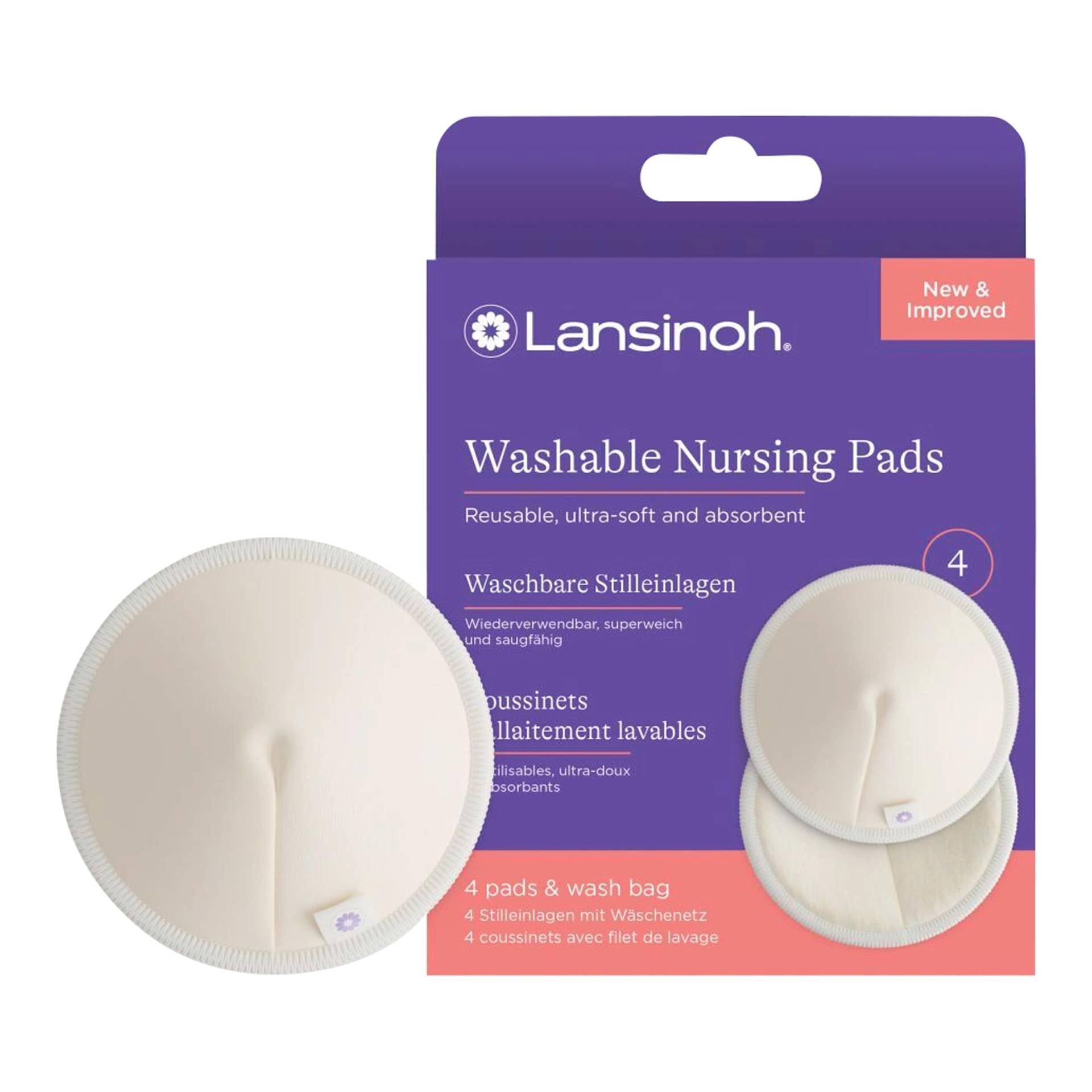 Lansinoh 4er-Pack Waschbare Stilleinlagen Lansinoh 4er-Pack Waschbare Stilleinlagen von Lansinoh