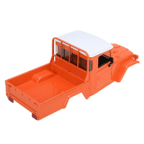 RC Pickup Shell, Pickup Karosserie RC Karosserie für MN45 für 1:12 RC Crawler(Orange) von Lantuqib