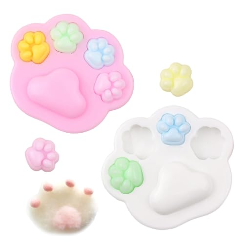 3 Stück Cat Paw Squishy,Soft Cat Claw Squeeze Toy,Spielzeug mit Katzenpfoten,mit Pfotenpalette,Sensorisches Spielzeug,Cat Paw Squishy Zappelspielzeug,für Kinder und Erwachsene von Laralily