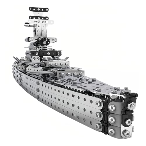 Larcele 3D Metall Puzzle Militär Modellbausätze, DIY Montage Militär Kampfschiff Gebäude Miniatur Puzzle KJPZ-04 (Kirov-Klasse Cruiser) von Larcele