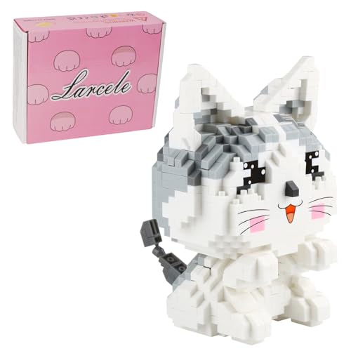 Larcele Mikro Katzen Bausteine Spielzeug Kit,1022 Stücke KLJM-02 (Modell 2284) von Larcele