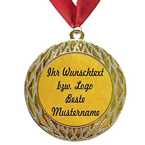 Larius Group Medaille Orden Endlich Rentner BZW. Ihr Wunschtext Geschenk für Rentner zum Renteneintritt (mit Wunschtext und Halsband) von Larius