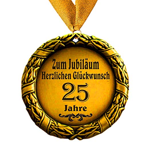 Larius Group Medaille Orden zum Jubiläum 25 Jahre Auszeichnung Ehrenorden zum Geburtstag Geschenk Jubilar Persönlichen Orden zum Geburtstag von Larius