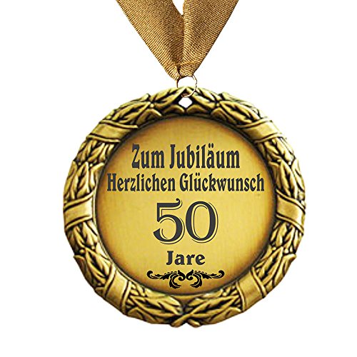 Larius Group Medaille Orden zum Jubiläum 50 Jahre Auszeichnung Ehrenorden zum Geburtstag Geschenk Jubilar Persönlichen Orden zum Geburtstag von Larius