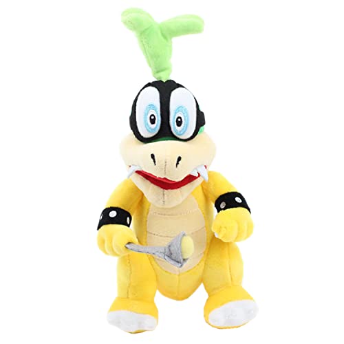 Laruokivi Cartoon Koopaling Iggy Plüsch Spielzeug Baby Bowser Jr Koopa Soft Plüsch Tier Puppe 10'' Figur von Laruokivi