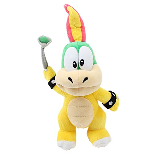 Laruokivi Cartoon Koopaling Lemmy Plüsch Spielzeug Baby Bowser Jr Koopa Weiche Gefüllte Tier Puppe 9'' Figur von Laruokivi