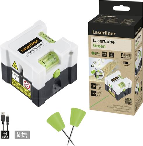 Laserliner LaserCube green Linienlaser Reichweite (max.): 10m von Laserliner