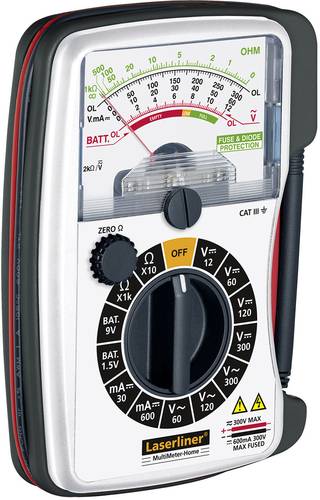 Laserliner Hand-Multimeter analog CAT III 300V von Laserliner