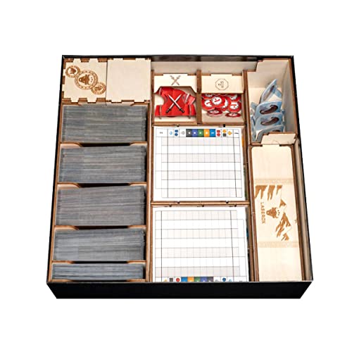 Laserox Sortiereinsatz 7 Wonders Organizer für 7 Wonders + Erweiterungen (2020) von Laserox