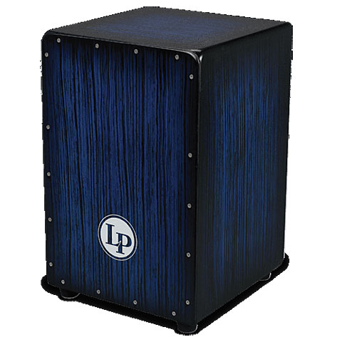 Latin Percussion Aspire Accents Blue Burst Streak Cajon Cajon von Latin Percussion