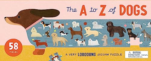 The A to Z of Dogs: A Very Looooong Jigsaw Puzzle von Laurence King