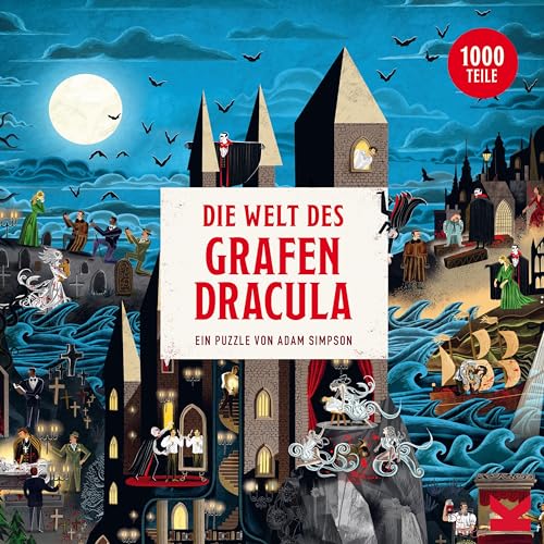 Laurence King Verlag Die Welt des Grafen Dracula. 1000 Teile Puzzle von Laurence King