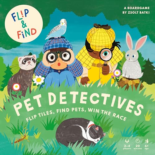 Flip and Find. Pet Detectives: Flip Tiles, find Pets, Win The Race von Laurence King Verlag GmbH