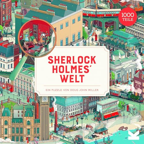 Laurence King Verlag Sherlock Holmes' Welt Puzzle, Bunt von Laurence King